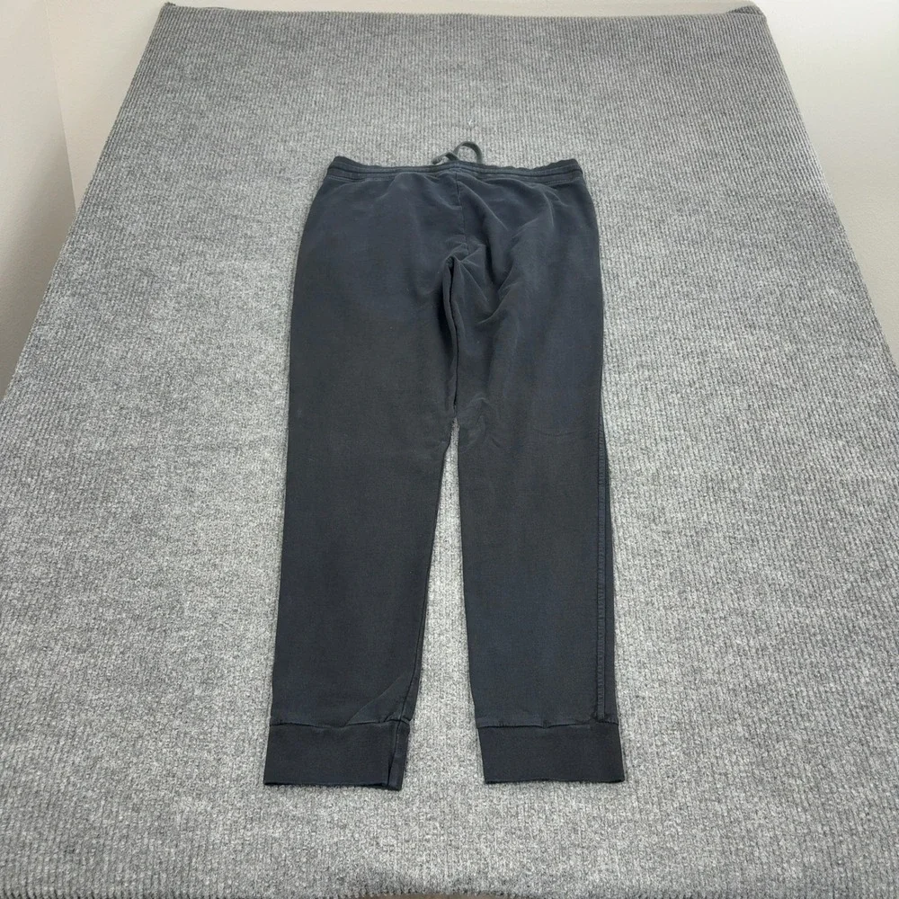 American Giant‎ Joggers Men M Black Cotton Drawstring Cuffed Casual Loungewear